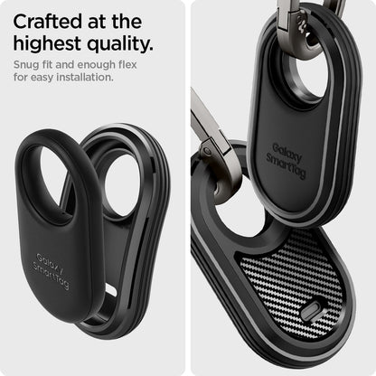 ACS06271 - Galaxy SmartTag 2 Case Rugged Armor in matte black crafted at the highest quality. snug fit and enough flex for easy installation.