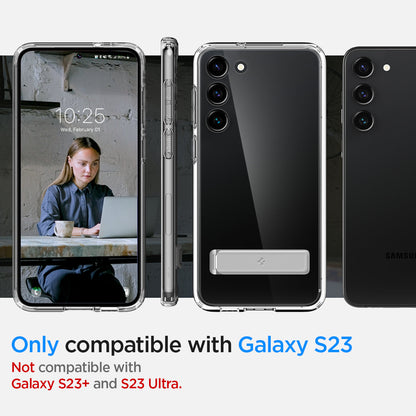ACS05717 - Galaxy S23 Case Ultra Hybrid S in crystal clear only compatible with s23. not compatible with galaxy s23 + and galaxy s23 ultra