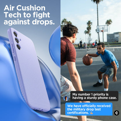 ACS06104 - Galaxy A34 5G Case Liquid Air in Awesome Violet air cushion tech to fight against drops.