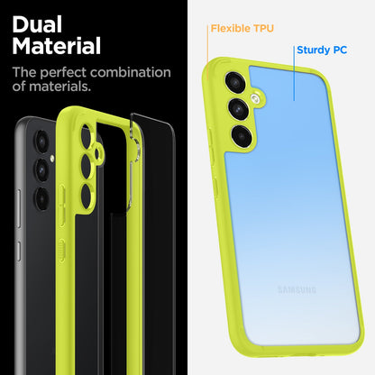 ACS06099 - Galaxy A54 5G Case Ultra Hybrid in Lime dual material. The perfect combination of materials.