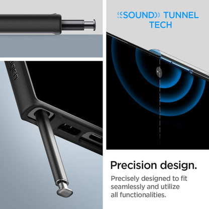 ACS05618 - Galaxy S23 Ultra Case Ultra Hybrid in black precision design. precisely designed to fit seamlessly and utilize all functionalities.