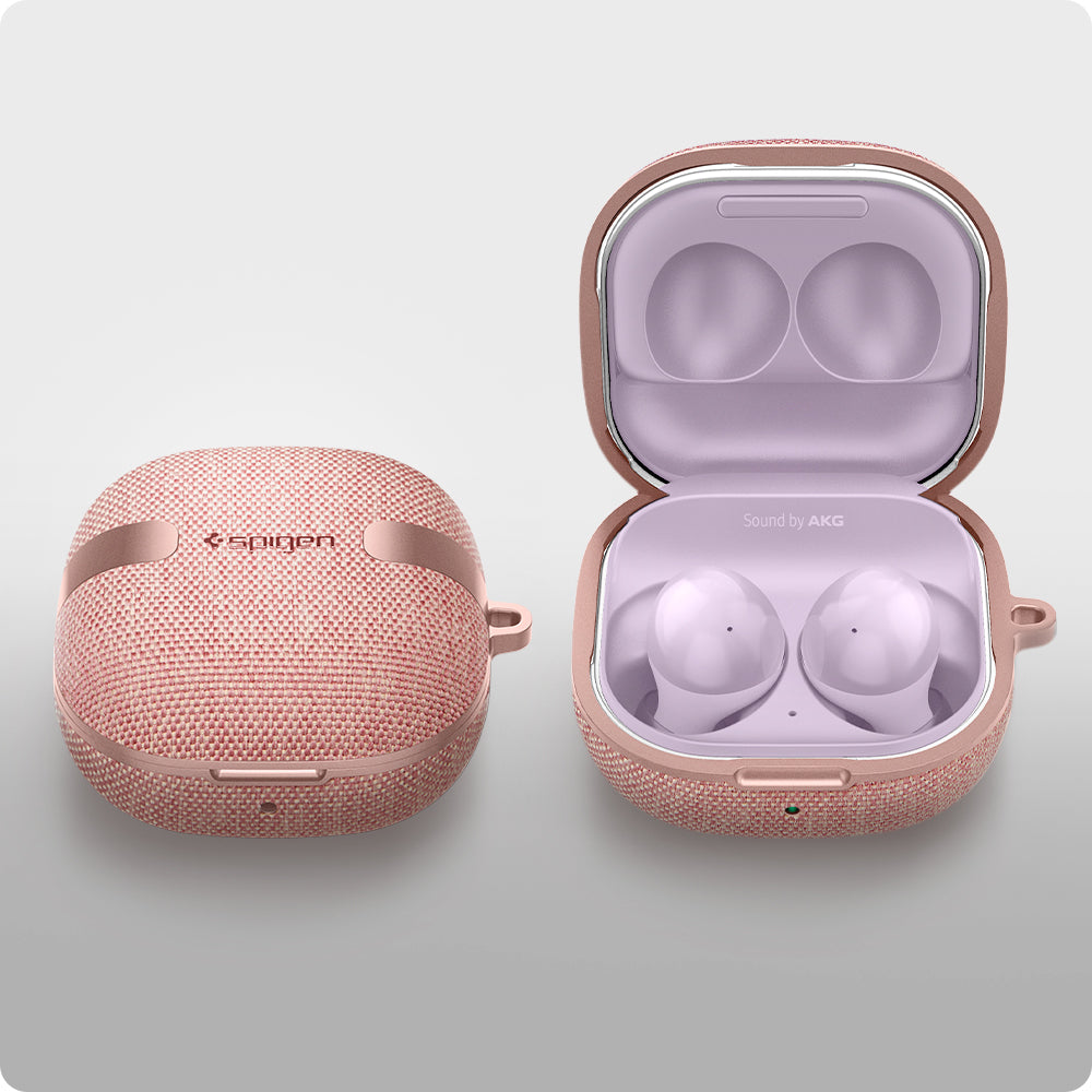 ASD01443 - Galaxy Buds 2 Pro / 2 / Pro / Live Case Urban Fit in bronze showing top with case open.