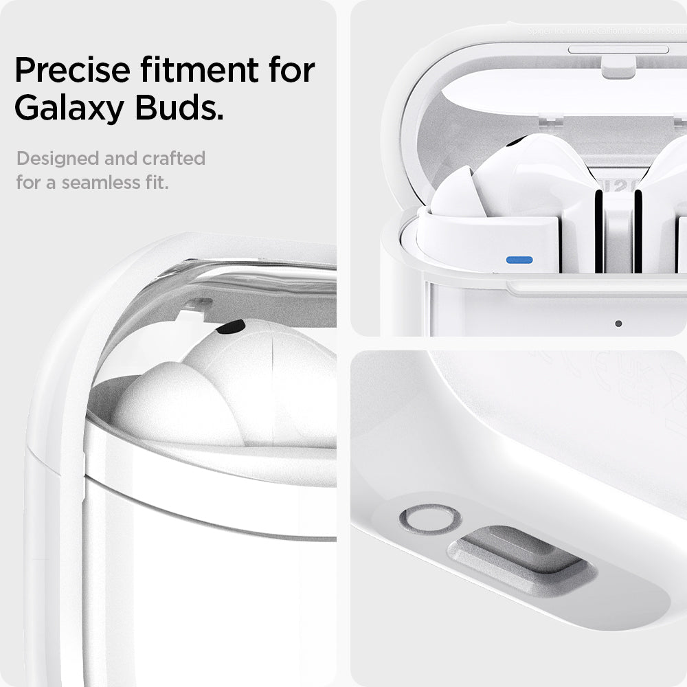 ACS08431 - Galaxy Buds 3 Pro Ultra Hybrid in Jet White precise fitment for galaxy buds. Designed and crafted for a seamless fit.