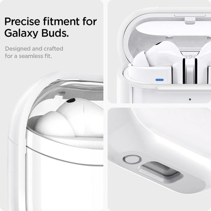 ACS08431 - Galaxy Buds 3 Pro Ultra Hybrid in Jet White precise fitment for galaxy buds. Designed and crafted for a seamless fit.