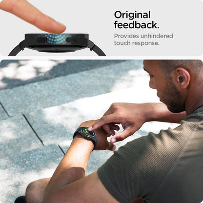 AGL03428 - Galaxy Watch 5/4 (40mm) Screen Protector EZ FIT GLAS.tR original feedback. Provides unhindered touch response.