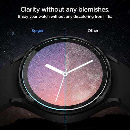 AGL03429 - Galaxy Watch 5/4 (44mm) Screen Protector EZ FIT GLAS.tR clarity without any blemishes. Enjoy your watch without any discoloring from lifts.