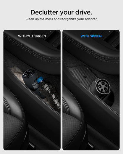 ACP11327 - Model Y Juniper (2025+) Charging Adapter Door Dock showing declutter your drive
