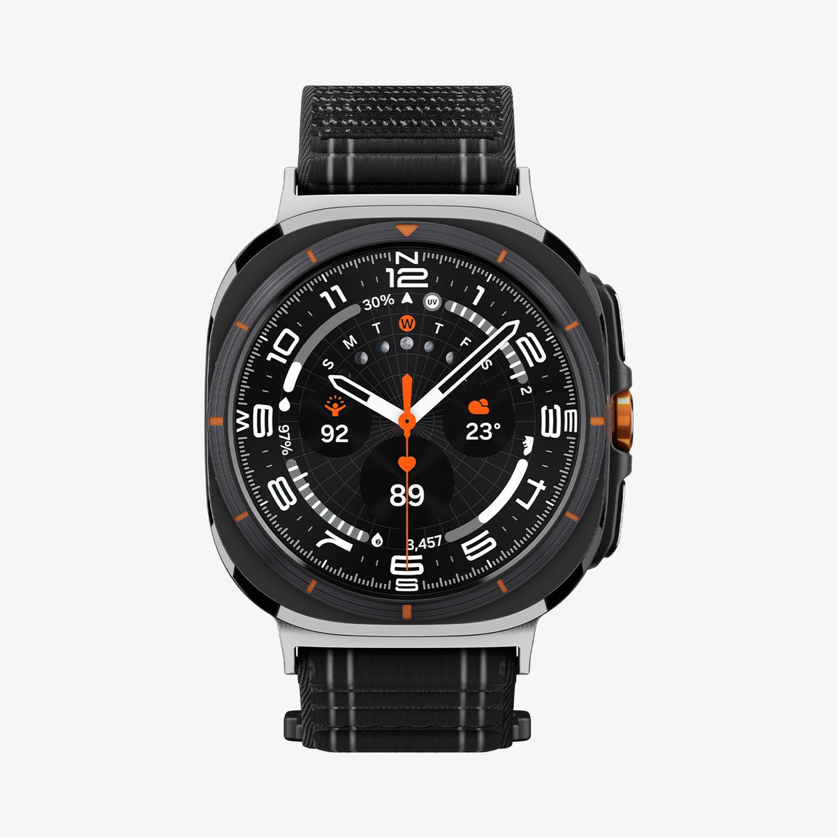 AMP10146 - Galaxy Watch Ultra WBF0 in black showing the front