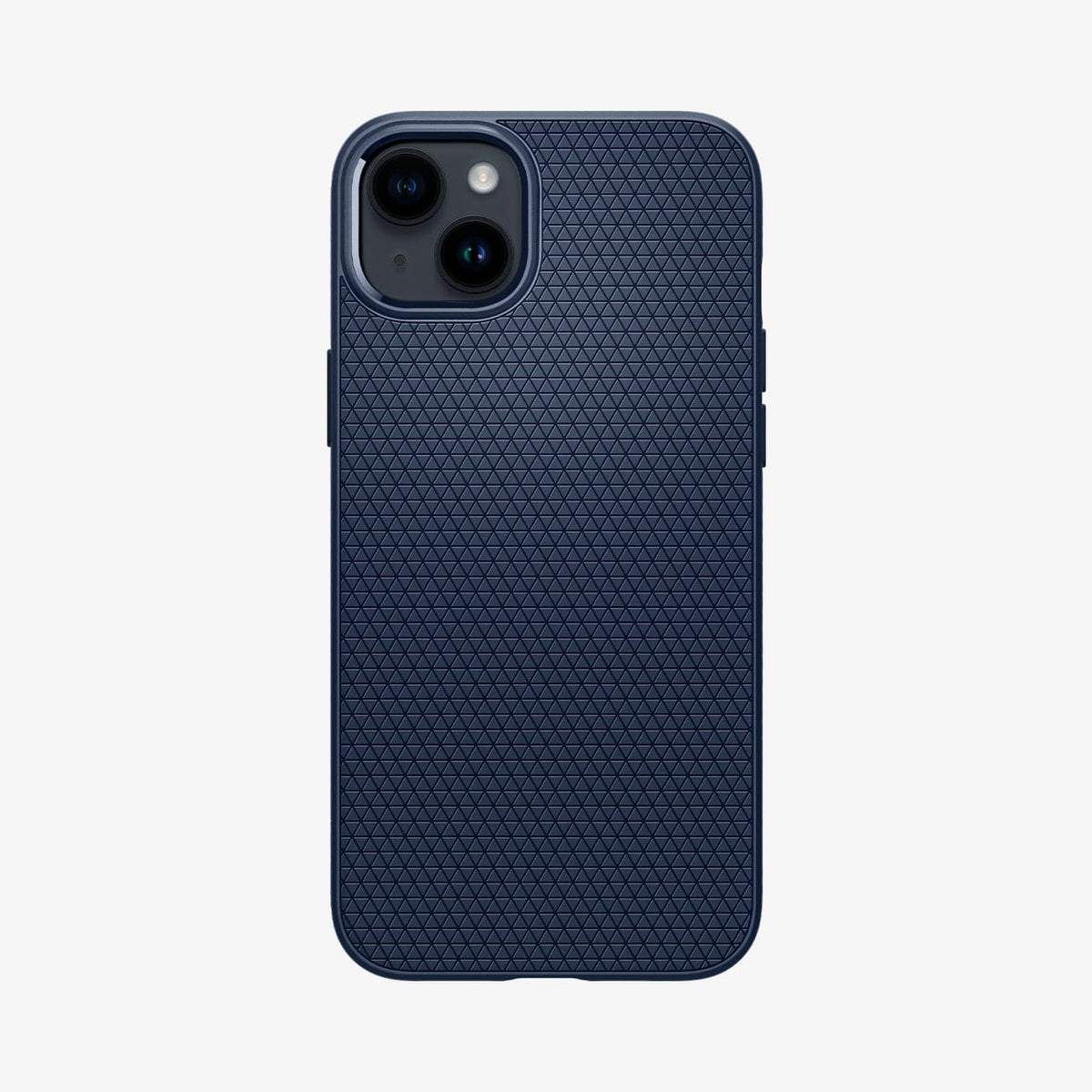 ACS05038 - iPhone 14 Case Liquid Air in navy blue showing the back