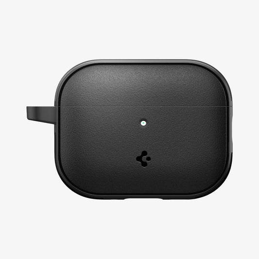ACS09826 - AirPods Pro 3 Spigen Vault in Matte Black showing the front