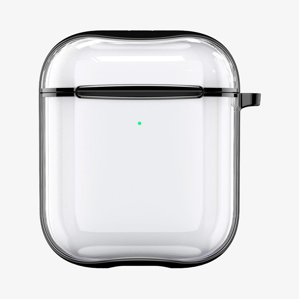 ASD01300 - Apple AirPods 1 / 2 Case Ultra Hybrid in black showing the front