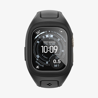 ACS11416 - Apple Watch Series - Liquid Air Pro with Screen Protector in Black front