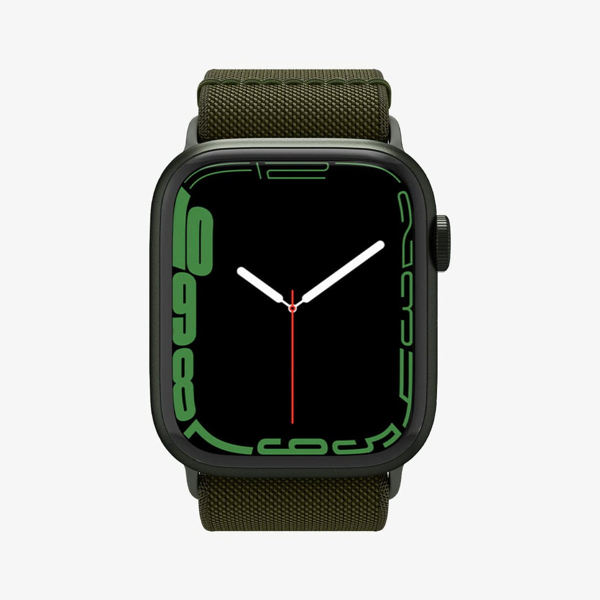 AMP02288 - Apple Watch Series (Apple Watch (49mm)/Apple Watch (45mm)/Apple Watch (42mm)) Watch Band Lite Fit in khaki showing the front