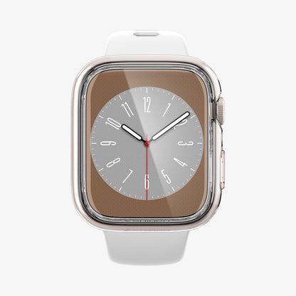 ACS04613 - Apple Watch Series (41mm) Case Ultra Hybrid in crystal clear showing the front