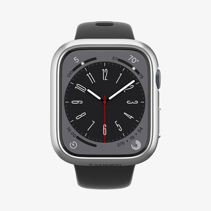 ACS04178 - Apple Watch Series (45mm) Case Thin Fit in graphite showing the front view
