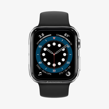 ACS02814 - Apple Watch Series (44mm) Case Thin Fit in crystal clear showing the front