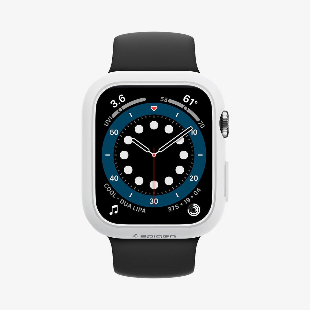 061CS24485 - Apple Watch Series (Apple Watch (40mm)) Case Thin Fit in white showing the front