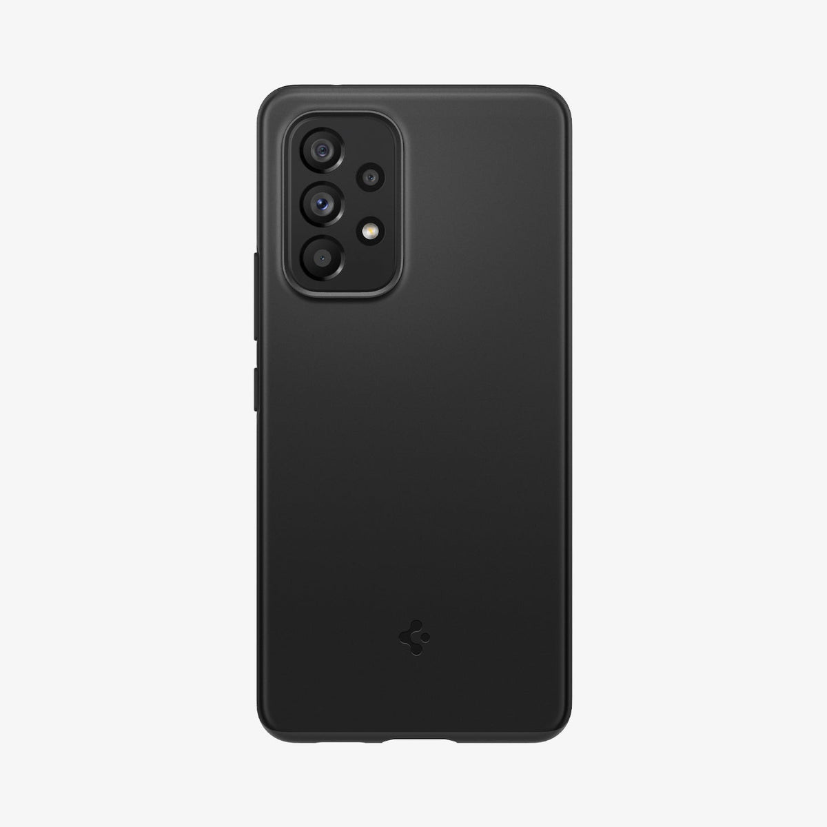 ACS04257 - Galaxy A53 5G Case Thin Fit in Black showing the back