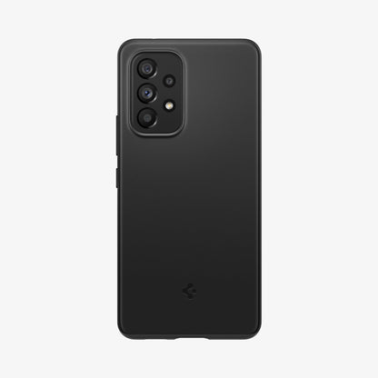 ACS04257 - Galaxy A53 5G Case Thin Fit in Black showing the back