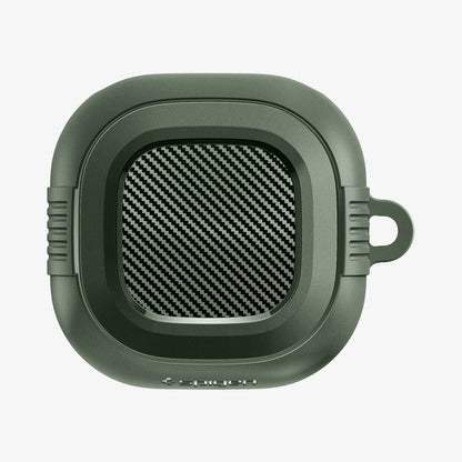 ASD02474 - Galaxy Buds 2 Pro / 2 / Pro / Live Case Rugged Armor in military green showing the top