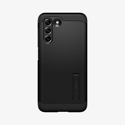 ACS03059 - Galaxy S21 FE Tough Armor Case in black showing the back