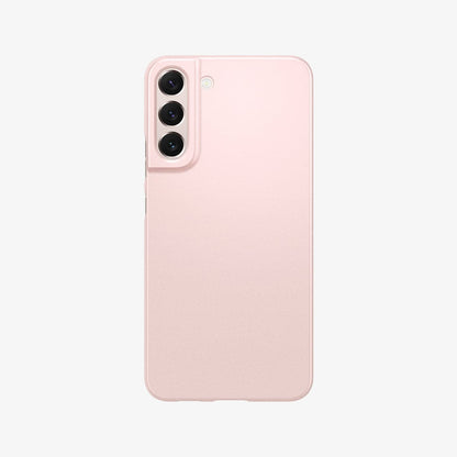 ACS04389 - Galaxy S22 5G Case AirSkin in misty pink showing the back