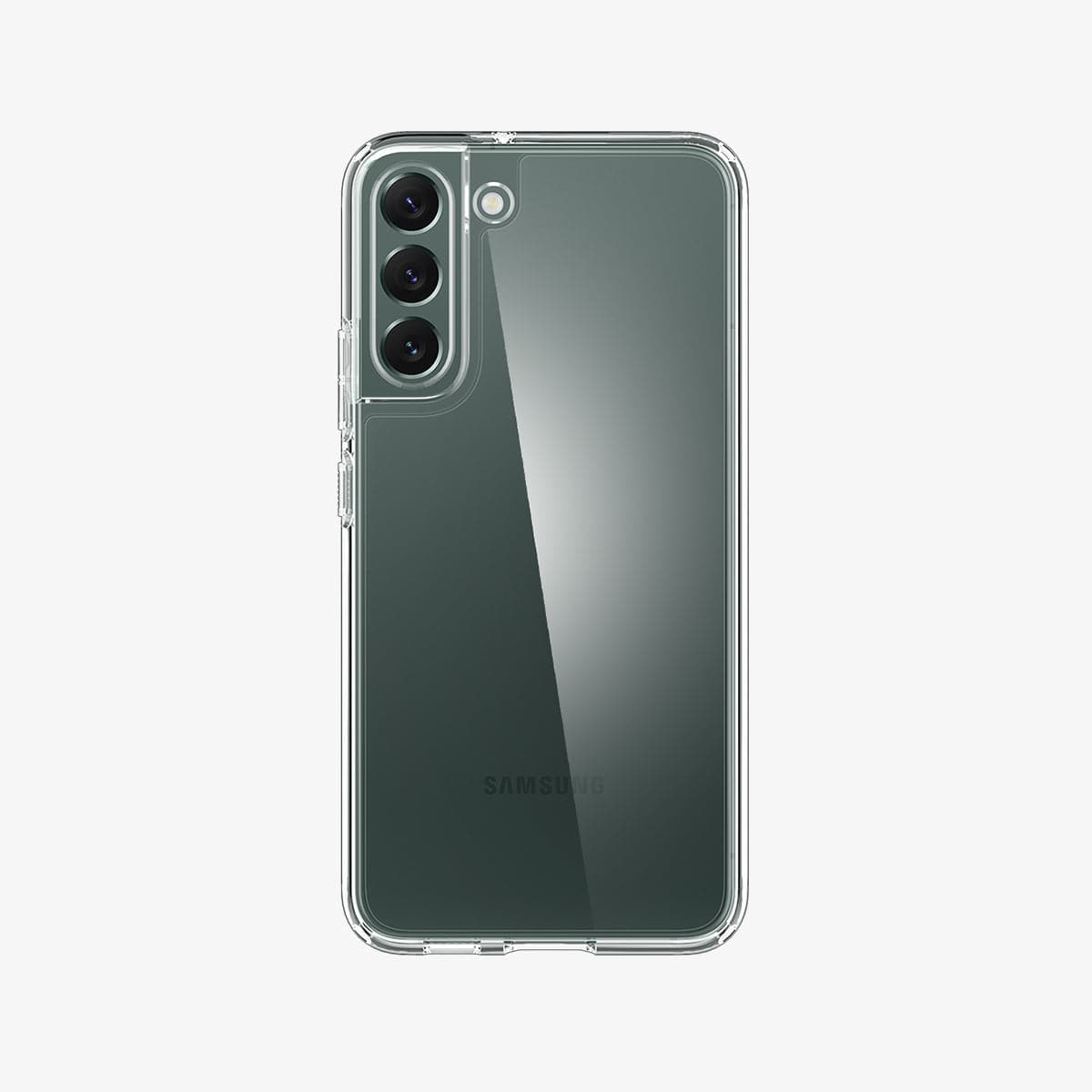 ACS03988 - Galaxy S22 5G Case Ultra Hybrid in crystal clear showing the back