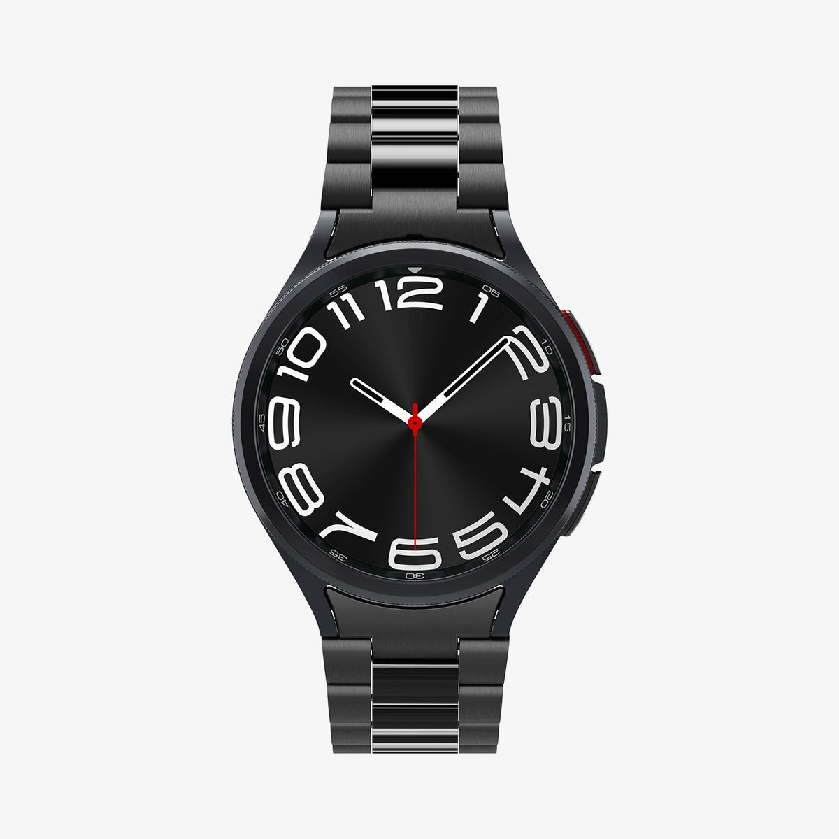 AMP06490 - Watch 6 Classic (47mm) Modern Fit 316L Band in Black showing the front