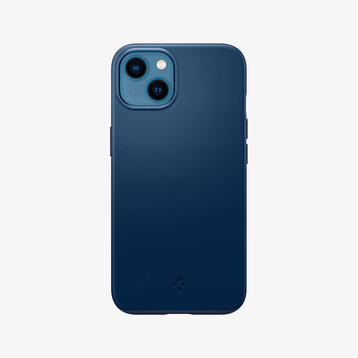 ACS03512 - iPhone 13 Case Thin Fit in navy blue showing the back