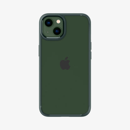ACS04562 - iPhone 13 Case Ultra Hybrid in Midnight Green showing the back