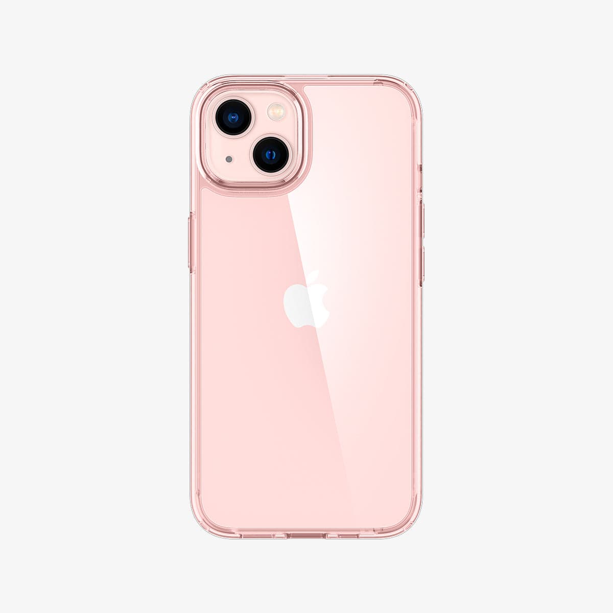 ACS03525 - iPhone 13 Case Ultra Hybrid in rose crystal showing the back