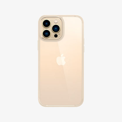 ACS03208 - iPhone 13 Pro Max Case Ultra Hybrid in sand beige showing the back