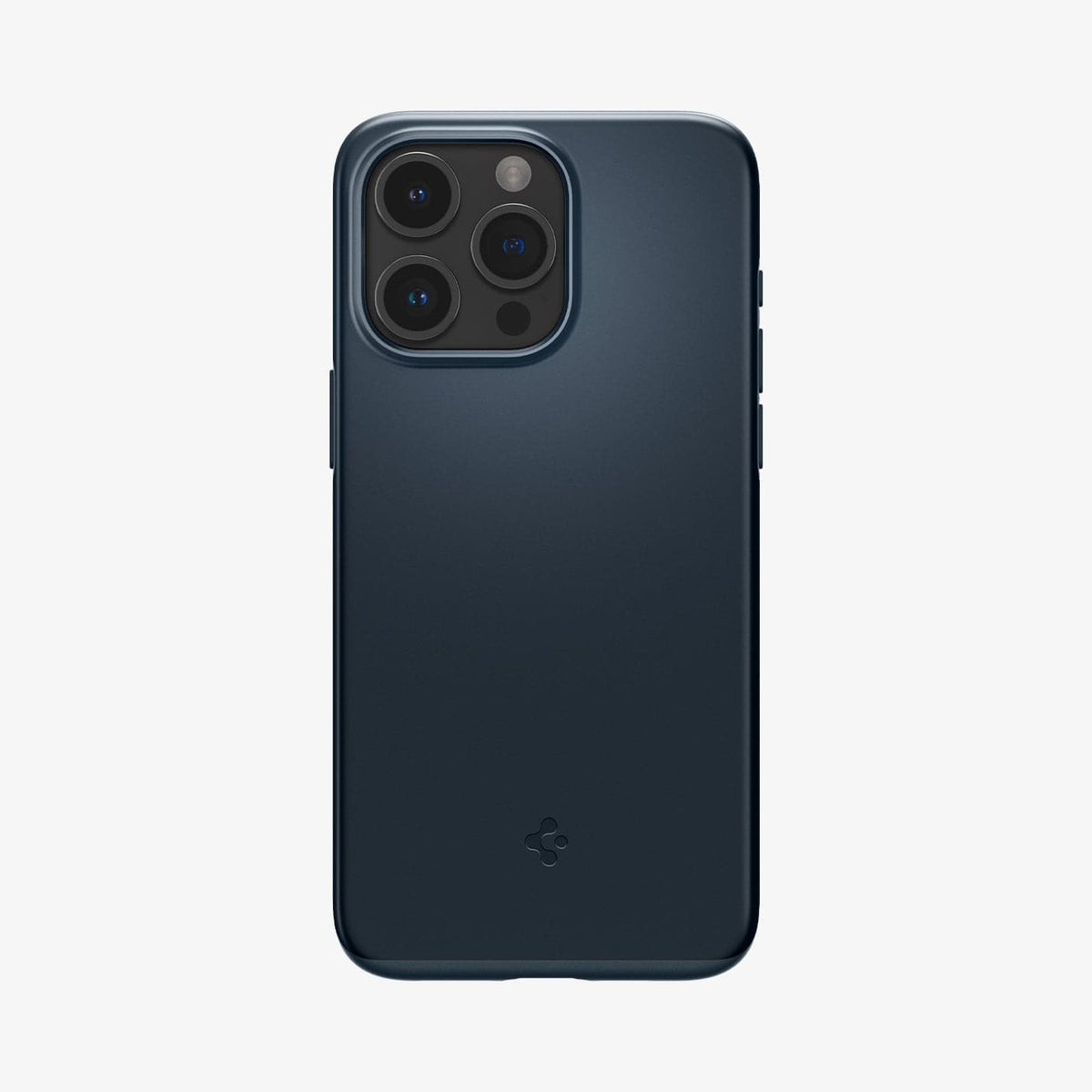 ACS06688 - iPhone 15 Pro Case Thin Fit in metal slate showing the back