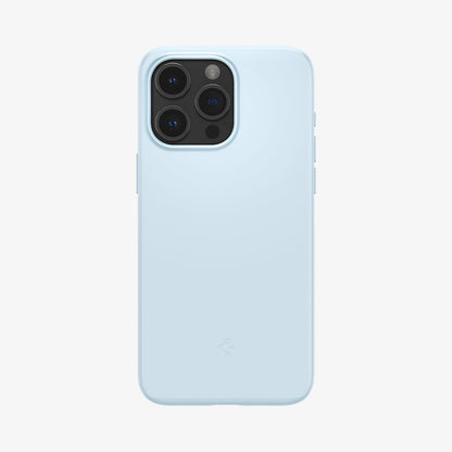 ACS06693 - iPhone 15 Pro Case Thin Fit in mute blue showing the back