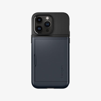 ACS04982 - iPhone 14 Pro Case Slim Armor CS in metal slate showing the back