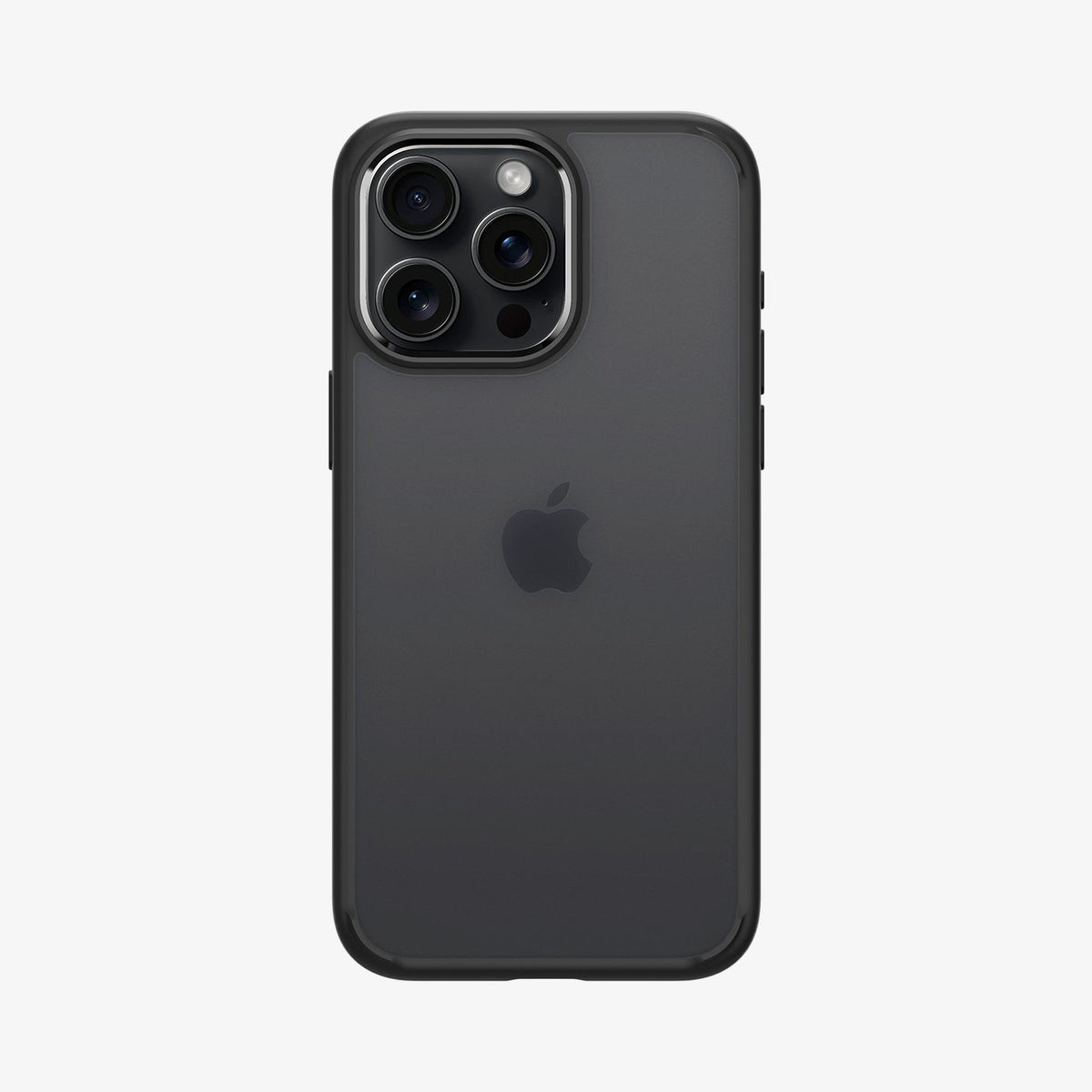 ACS06709 - iPhone 15 Pro Case Ultra Hybrid in frost black showing the back