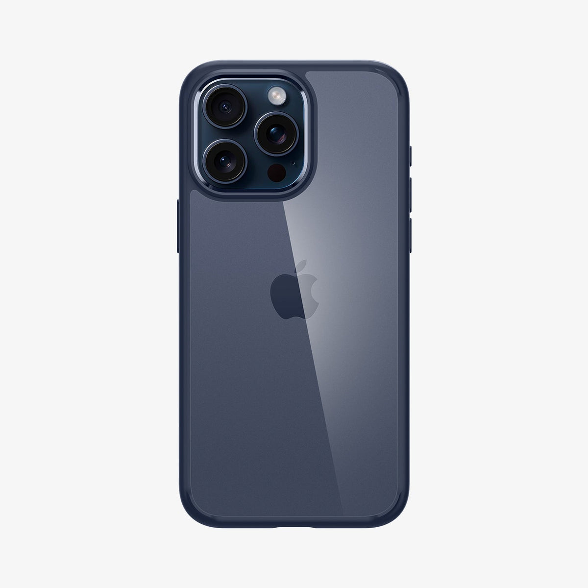 ACS06711 - iPhone 15 Pro Case Ultra Hybrid in navy blue showing the back