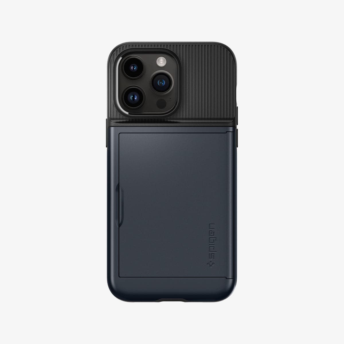 ACS04838 - iPhone 14 Pro Max Case Slim Armor CS in metal slate showing the back