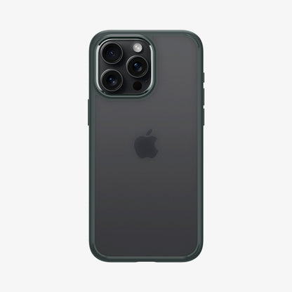 ACS06569 - iPhone 15 Pro Max Case Ultra Hybrid in frost green showing the back