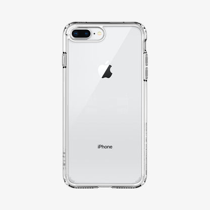 043CS21052 - iPhone 8 Plus Ultra Hybrid in Crystal Clear showing the back