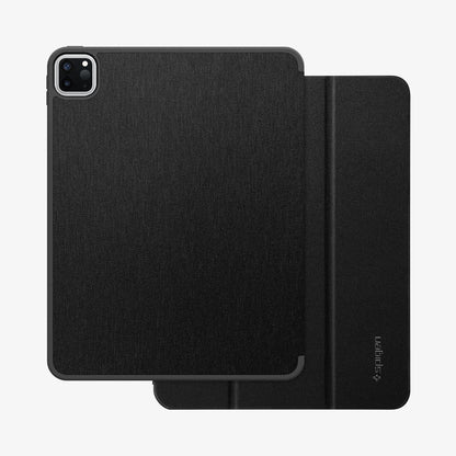 ACS03434 - iPad Pro 12.9" (2022/2021) Case Urban Fit in black showing the back and front