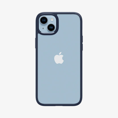 ACS04899 - iPhone 14 Plus Case Ultra Hybrid in navy blue showing the back