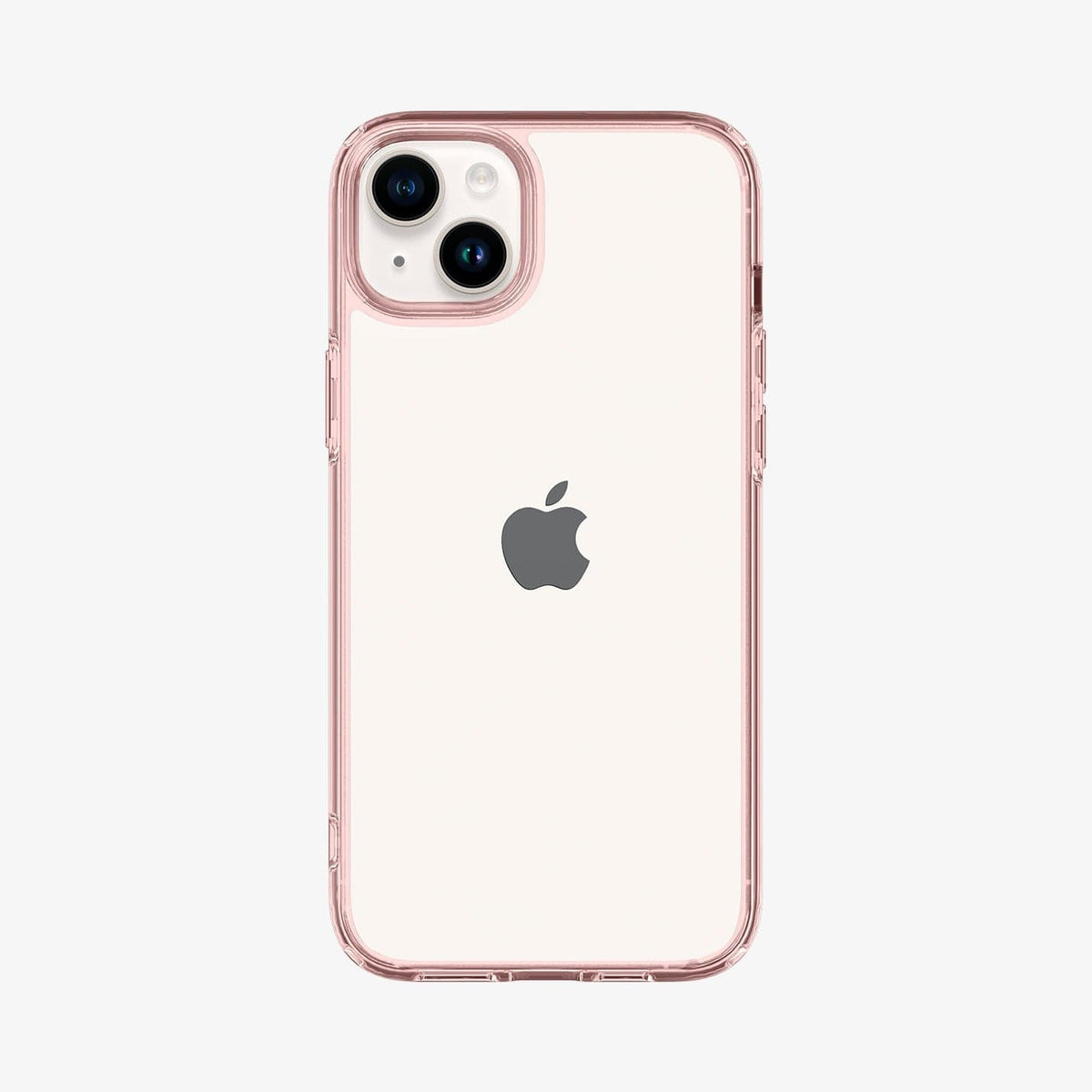 ACS04897 - iPhone 14 Plus Case Ultra Hybrid in rose crystal showing the back