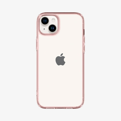 ACS04897 - iPhone 14 Plus Case Ultra Hybrid in rose crystal showing the back