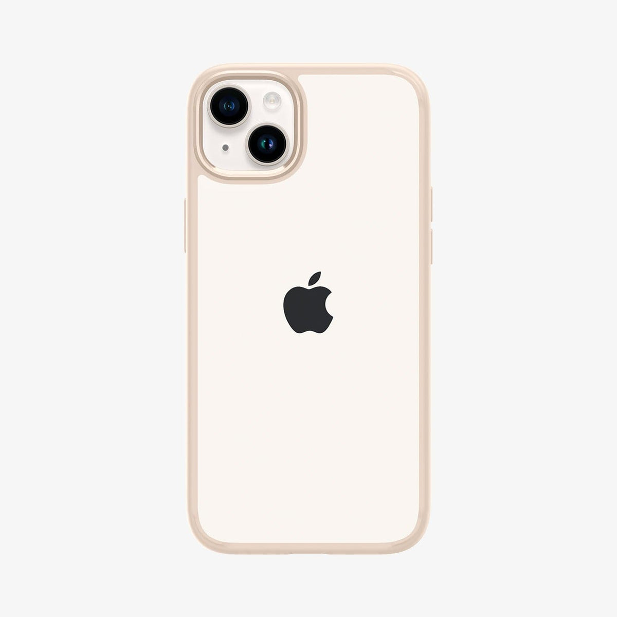 ACS04898 - iPhone 14 Plus Case Ultra Hybrid in sand beige showing the back