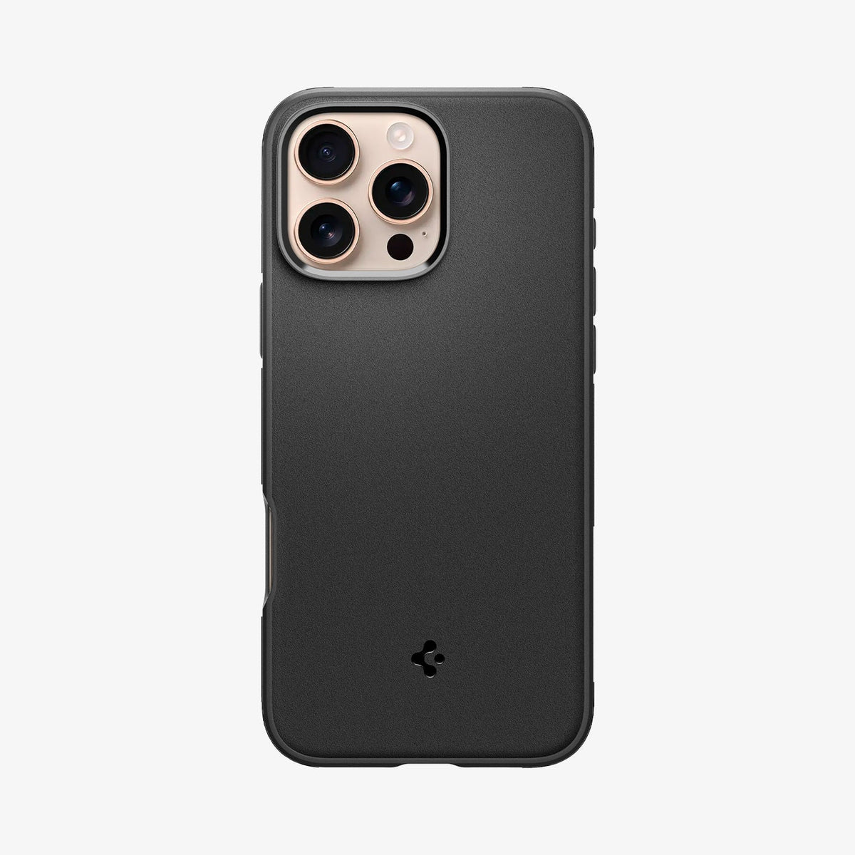 ACS08021 - iPhone 16 Pro Max Sand Blast in Matte Black showing the back