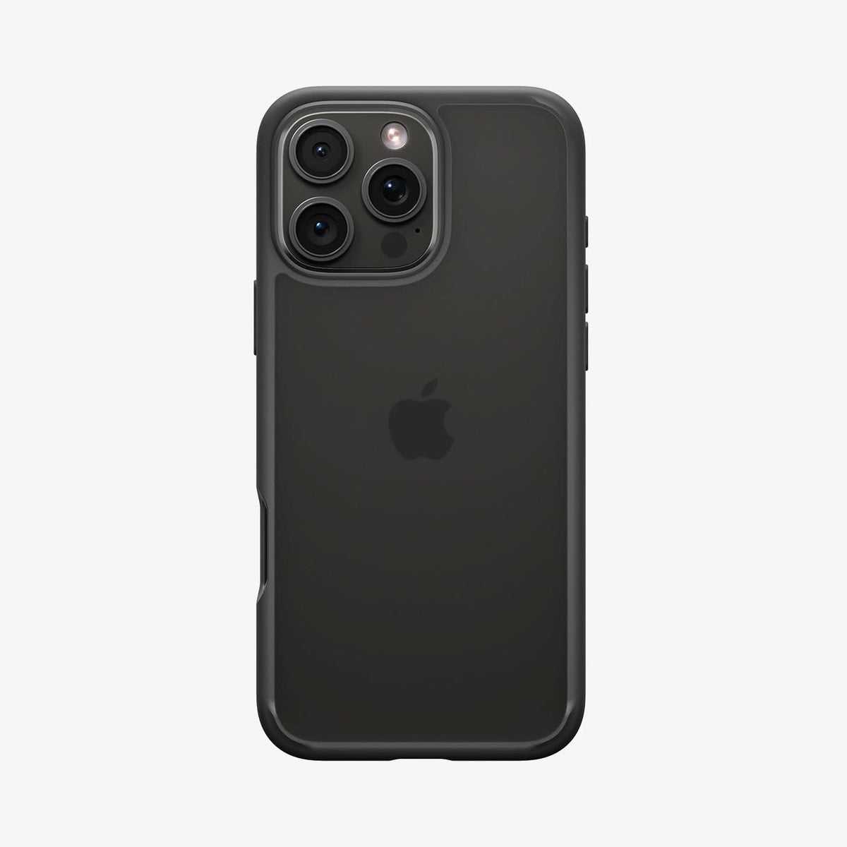 ACS08124 - iPhone 16 Pro Case Ultra Hybrid in Frost Black showing the back