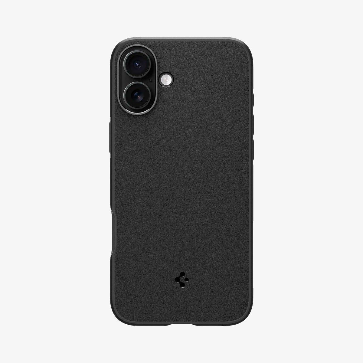 ACS08219 - iPhone 16 Sand Blast in Matte Black showing the back