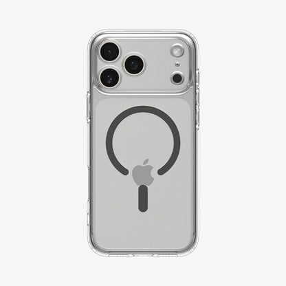 ACS10067 - iPhone 17 Pro Ultra Hybrid (MagFit) in Clear Graphite showing the back