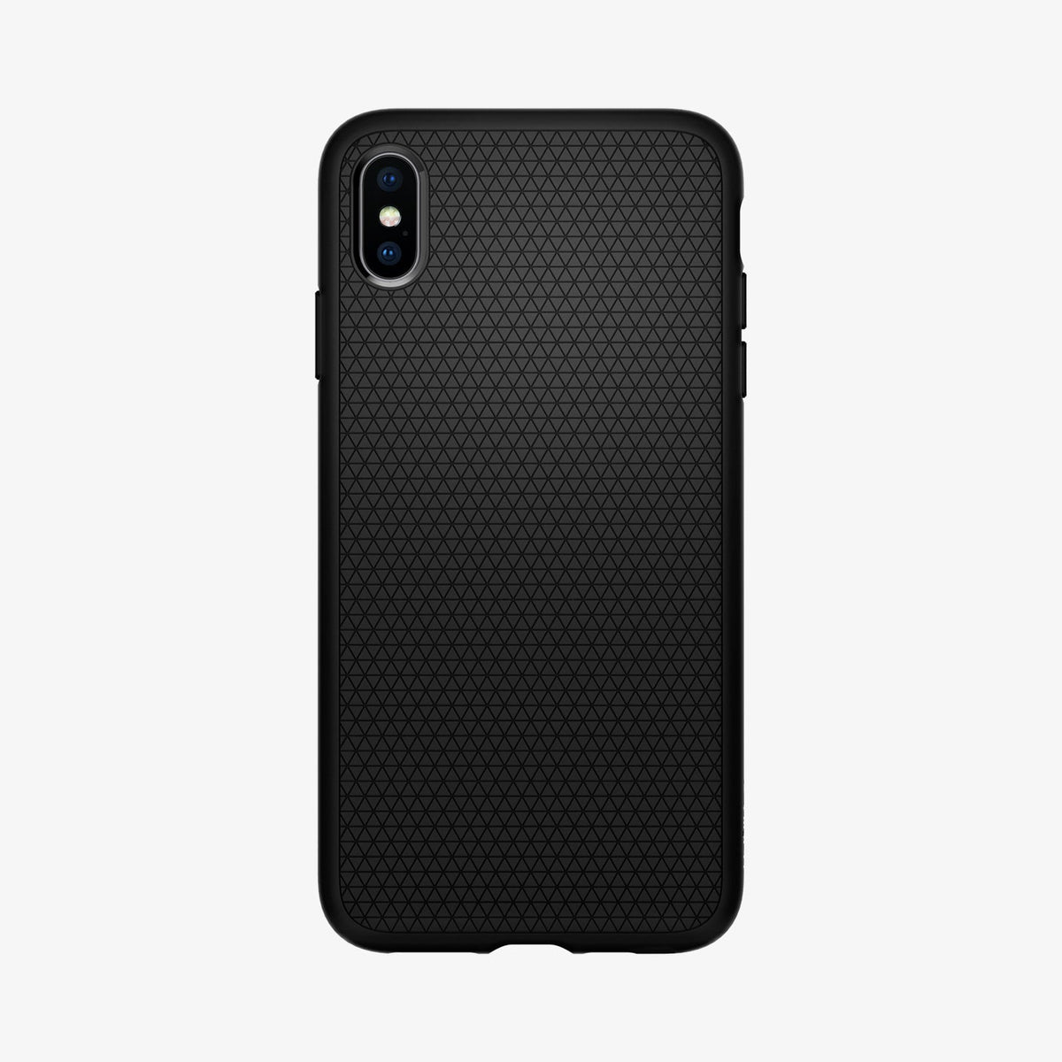 065CS25126 - iPhone XS Max Case Liquid Air in Matte Black showing the back